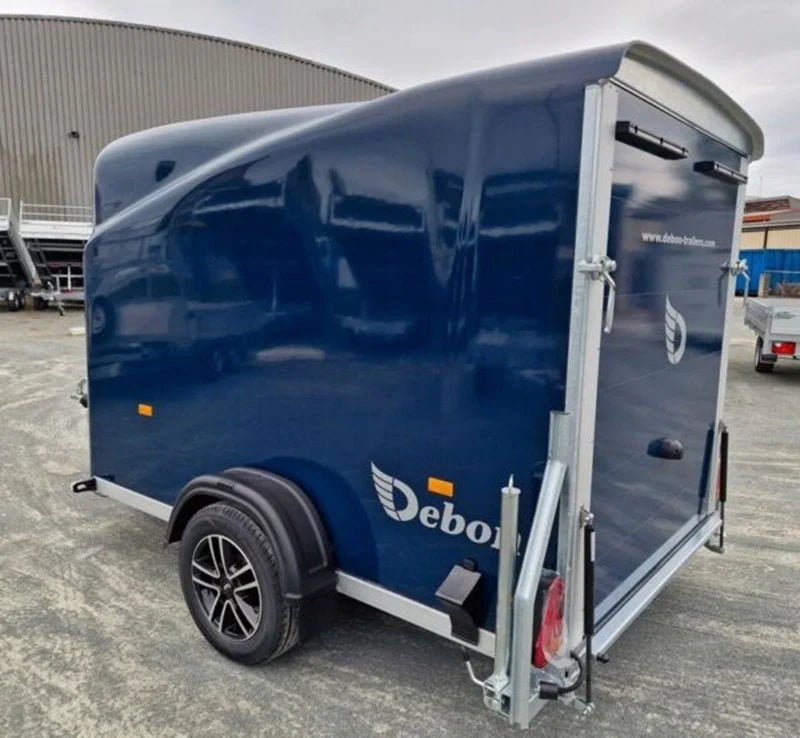 Furgoneta Debón Cargo 1300 en Poliéster Azul con Puerta Lateral Nueva