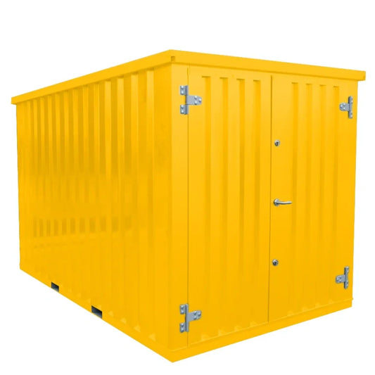 Contenedor desmontable amarillo 3x2m ral 1018 lc