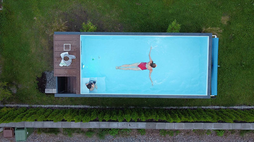 Piscina contenedor 6,2 mx 2,5 m Jet Swim